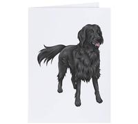 Azeeda 4 x 'Flat-Coated Retriever' Gift Tags/Labels (GI00042805)