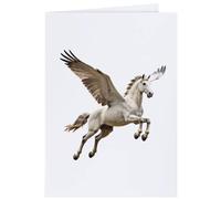 Azeeda 4 x 'Flying Pegasus' Gift Tags/Labels (GI00133924)