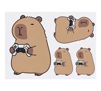 Azeeda 4 x 'Gaming Capybara' Temporary Tattoos (TO00100916)