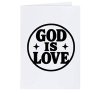 Azeeda 4 x 'God is Love' Gift Tags/Labels (GI00122284)