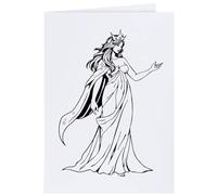 Azeeda 4 x 'Goddess Nyx' Gift Tags/Labels (GI00133462)
