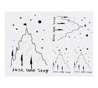 Azeeda 4 x 'Just One Step At A Time' Temporary Tattoos - Water Resistant, Skin-Safe, Non-Toxic Transfers, Mixed Sizes (TO00099376)