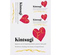 Azeeda 4 x 'Kintsugi Heart' Temporary Tattoos (TO00104646)