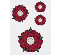 Azeeda 4 x 'Lancashire Rose' Temporary Tattoos - Water Resistant, Skin-Safe, Non-Toxic Transfers, Mixed Sizes (TO00104784)