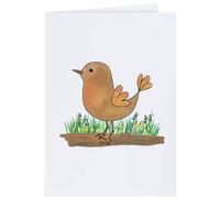 Azeeda 4 x 'Little Brown Bird' Gift Tags/Labels (GI00132694)