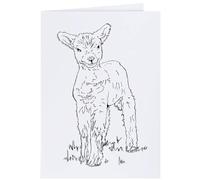 Azeeda 4 x 'Little Lamb' Gift Tags/Labels (GI00126136)