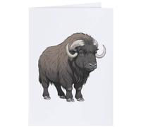 Azeeda 4 x 'Musk Ox' Gift Tags/Labels (GI00134047)