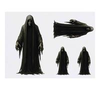 Azeeda 4 x 'Mysterious Grim Reaper Spectral Figure' Temporary Tattoos - Water Resistant, Skin-Safe, Non-Toxic Transfers, Mixed Sizes (TO00092760)