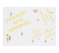 Azeeda 4 x 'Onwards And Upwards ' Temporary Tattoos - Water Resistant, Skin-Safe, Non-Toxic Transfers, Mixed Sizes (TO00091556)