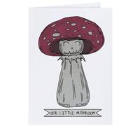 Azeeda 4 x 'Our Little Mushroom' Gift Tags/Labels (GI00131293)