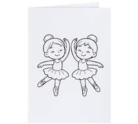 Azeeda 4 x 'Pair of Ballerinas' Gift Tags/Labels (GI00137359)