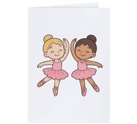 Azeeda 4 x 'Pair of Ballerinas' Gift Tags/Labels (GI00137362)