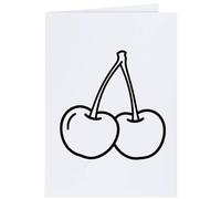 Azeeda 4 x 'Pair of Cherries' Gift Tags/Labels (GI00129211)