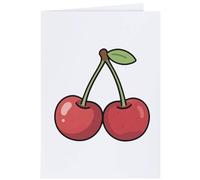 Azeeda 4 x 'Pair of Cherries' Gift Tags/Labels (GI00129214)