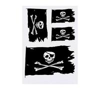Azeeda 4 x 'Pirate Flag' Temporary Tattoos (TO00040479)