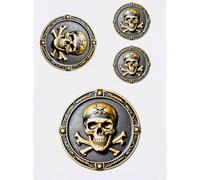 Azeeda 4 x 'Pirate Medallion' Temporary Tattoos (TO00098862)