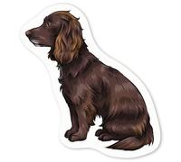 Azeeda 4 x 'Sprocker Spaniel' White Premium Vinyl Decal Stickers - Waterproof, Durable & Easy to Apply - for Car Bumpers, Windows, Bins & More - Small (50mm) (DW00057401)