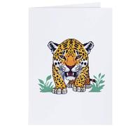 Azeeda 4 x 'Stalking Jaguar' Gift Tags/Labels (GI00133831)