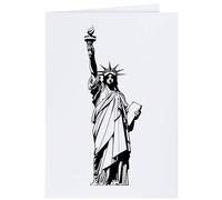 Azeeda 4 x 'Statue of Liberty Monument' Gift Tags/Labels (GI00126916)