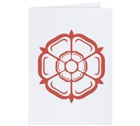 Azeeda 4 x 'Stylised Tudor Rose' Gift Tags/Labels (GI00142768)