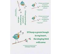 Azeeda 4 x 'The Singing Bird' Temporary Tattoos (TO00103986)