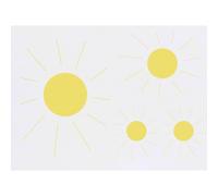 Azeeda 4 x 'The Sun Is Shining' Temporary Tattoos (TO00107064)