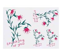 Azeeda 4 x 'Thinking Of You' Temporary Tattoos (TO00101472)