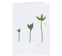 Azeeda 4 x 'Three Little Flowers' Gift Tags/Labels (GI00126211)