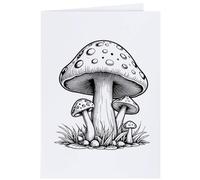 Azeeda 4 x 'Troop of Toadstools' Gift Tags/Labels (GI00128929)