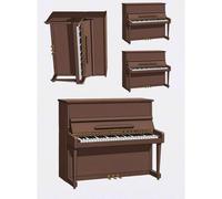 Azeeda 4 x 'Upright Piano' Temporary Tattoos (TO00099404)