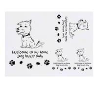 Azeeda 4 x 'Welcome To My Home' Temporary Tattoos - Water Resistant, Skin-Safe, Non-Toxic Transfers, Mixed Sizes (TO00106230)