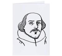 Azeeda 4 x 'William Shakespeare' Gift Tags/Labels (GI00096231)