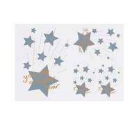 Azeeda 4 x 'You Are A Super Star' Temporary Tattoos - Water Resistant, Skin-Safe, Non-Toxic Transfers, Mixed Sizes (TO00086522)