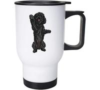Azeeda 400ml 'Black Cockapoo' Reusable Coffee/Travel Mug (MG00047975)