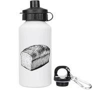 Azeeda 400ml 'Bread Loaf' Kids Reusable Water/Drinks Bottle (WT00092796)