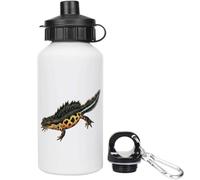 Azeeda 400ml 'Great Crested Newt Salamander' Kids Reusable Water/Drinks Bottle (WT00097464)