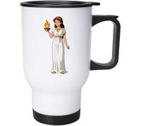Azeeda 400ml 'Greek Goddess Hestia' Reusable Coffee/Travel Mug (MG00103141)