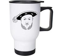 Azeeda 400ml 'Henry 8th Head' Reusable Coffee/Travel Mug (MG00033380)