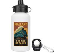 Azeeda 400ml 'Mallard Steam Train' Kids Reusable Water/Drinks Bottle (WT00089954)