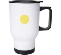 Azeeda 400ml 'The Sun is Shining' Reusable Coffee/Travel Mug (MG00109926)