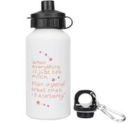 Azeeda 400ml 'When Everything Is Just Too Much ' Kids Reusable Water/Drinks Bottle (WT00092598)