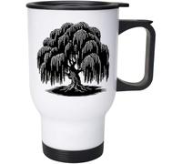 Azeeda 400ml 'Willow Tree' Reusable Coffee/Travel Mug (MG00101443)