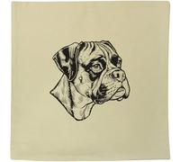 Azeeda 40cm x 40cm 'Boxer Dog Portrait' Canvas Cushion Cover (CV00043994)