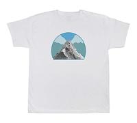 Azeeda 5-6 Years 'Mount Everest' Children's/Kid's T-Shirt (White) (TS00325140)