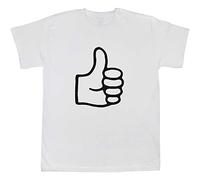 Azeeda 5-6 Years 'Thumbs Up' Children's/Kid's T-Shirt (White) (TS00062674)