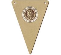 Azeeda 5 x 140mm 'Thinking Of You Owl' Bunting Pennants/Flags (BN00096611)