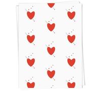 Azeeda 5 x 'A Captured Love Heart ' Gift Wrap Paper (GI00143724)