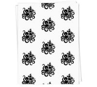 Azeeda 5 x A1 'Angry Octopus Attacking Ship' Gift Wrap/Wrapping Paper Sheets (GI00137685)