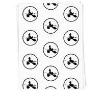 Azeeda 5 x A1 'Anime Witch Silhouette' Gift Wrap/Wrapping Paper Sheets (GI00116054)