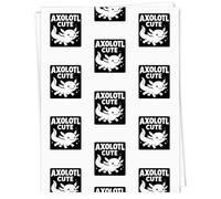 Azeeda 5 x A1 'Axolotl Cute' Gift Wrap/Wrapping Paper Sheets (GI00120004)